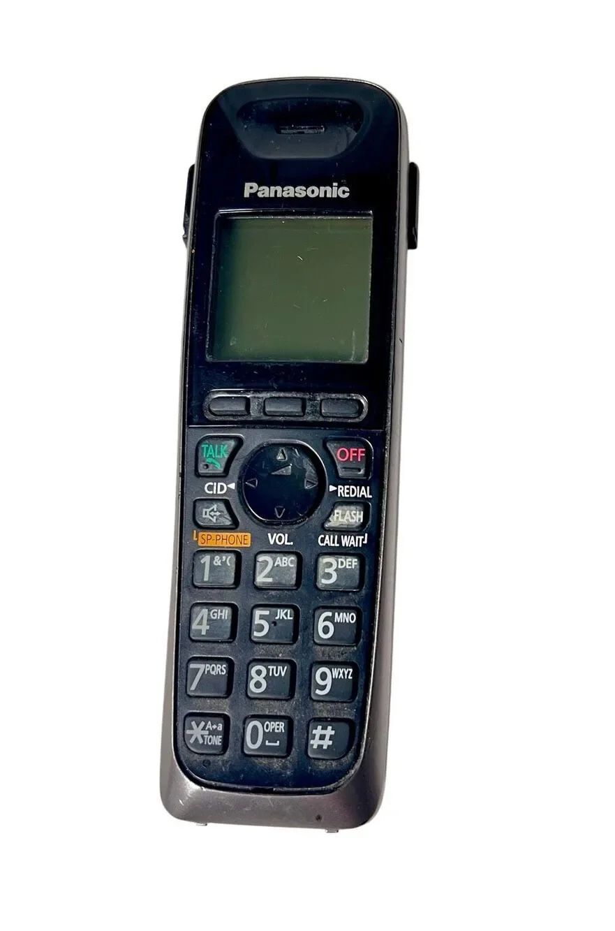Panasonic KX-TGA660B Black Digital LCD Screen Accessory Replacement Handset